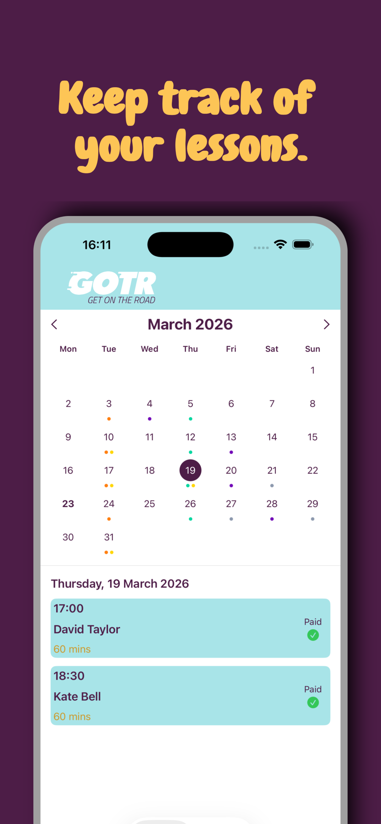 GOTR App Screenshot 1
